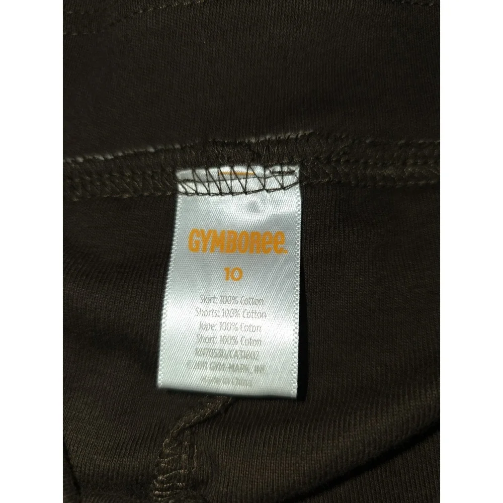 Gymboree growing flowers floral brown skort size 10‎